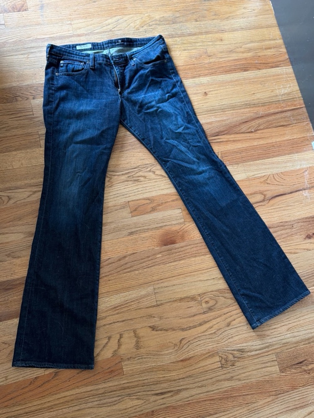 AG Adriano Goldschmied Dark Indigo Bootcut Jeans